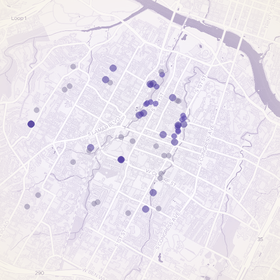 Interactive map of South Lamar, Austin