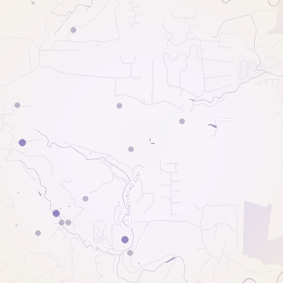 Interactive map of Wimberley, Austin