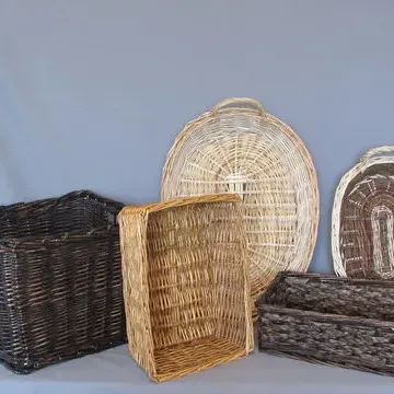 Round Wicker Baskets Rental