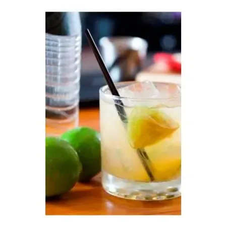 Cocktail – Drink Black Straws – Pkg. of 250 Rental
