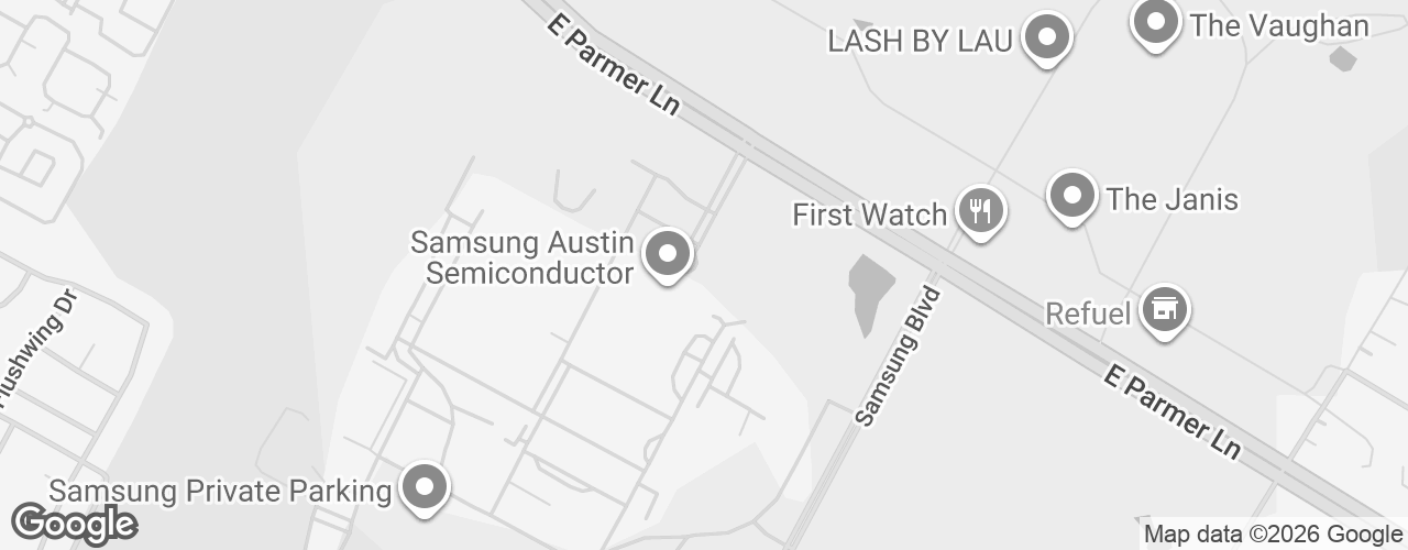 Map banner of Samsung Austin Semiconductor