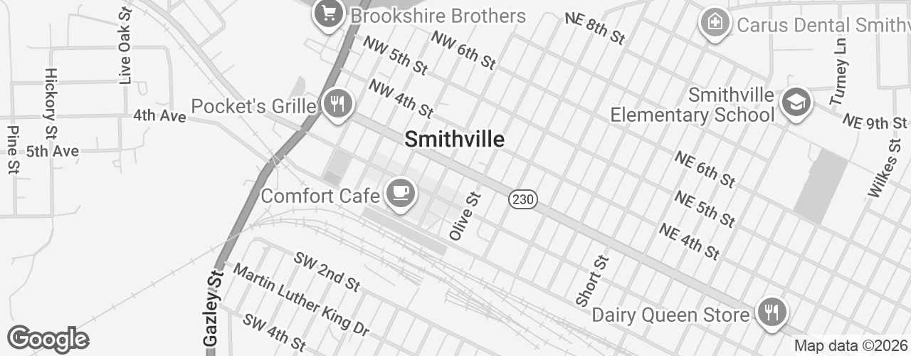Map banner of 1st and Main Street