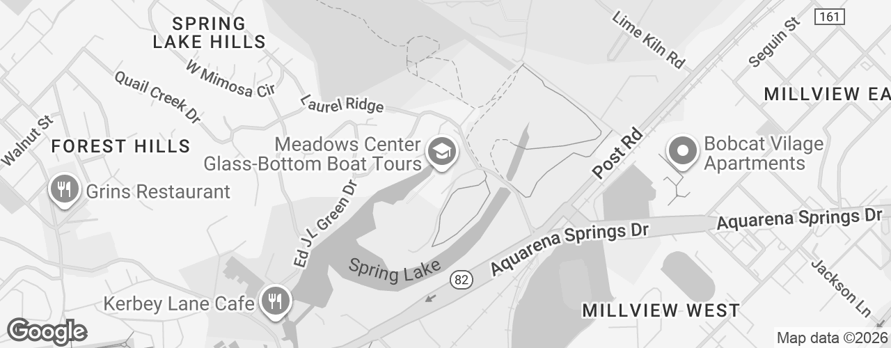 Map banner of Meadows Center