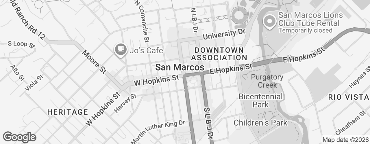Map banner of Texas Rock House