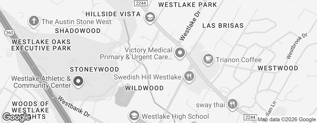 Map banner of Trinity Episcopal School of Austin