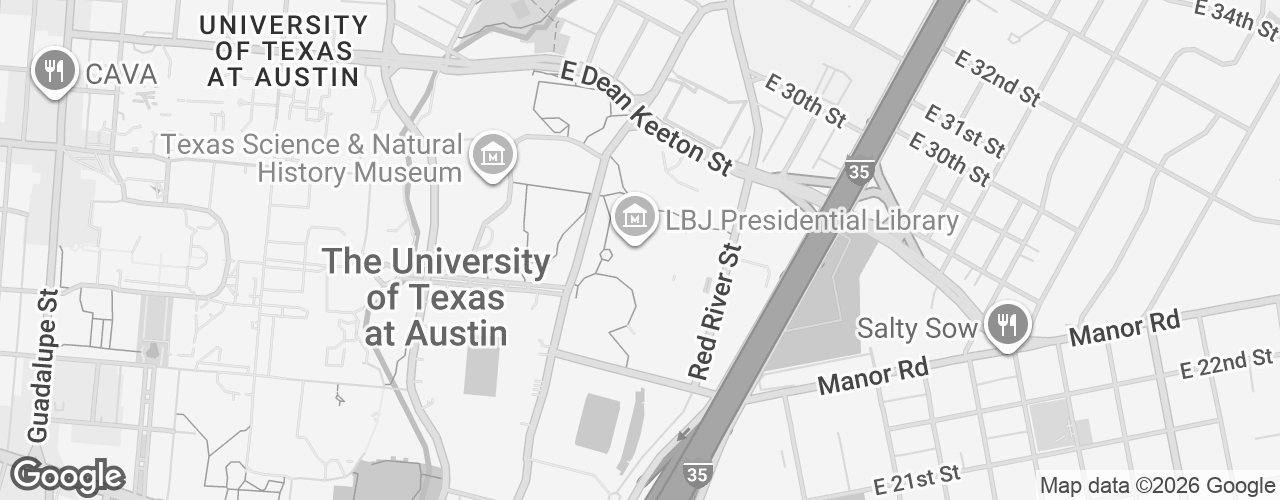 Map banner of LBJ Presidential Library