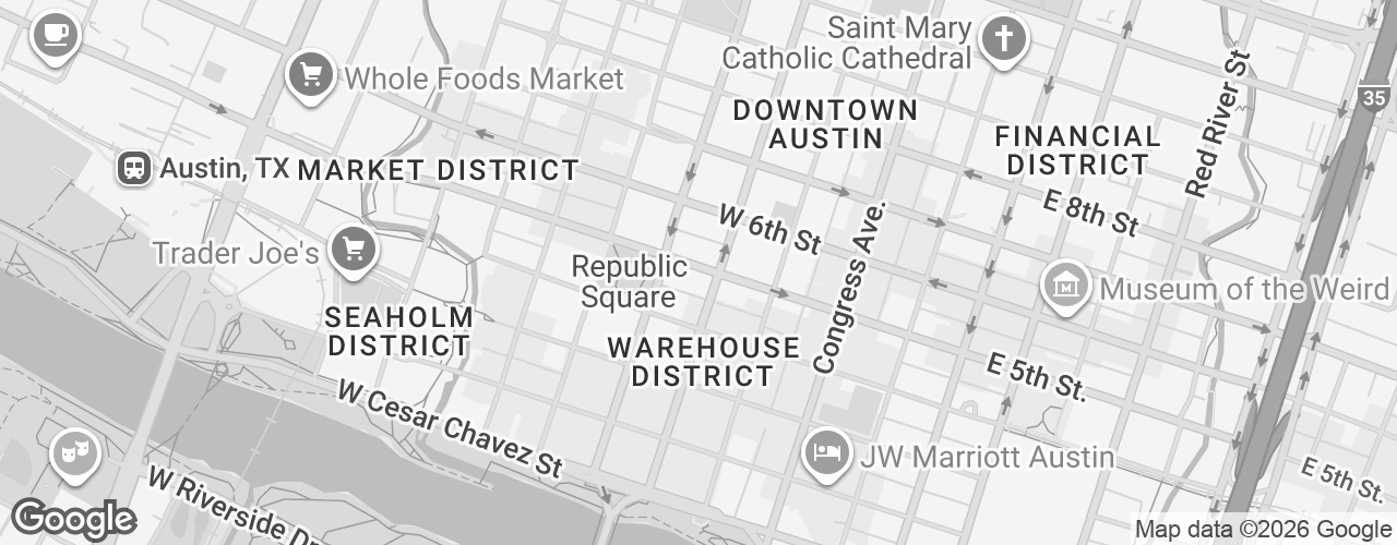 Map banner of Mandola's Italian Catering