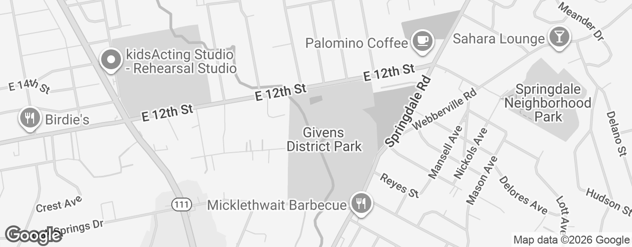 Map banner of Givens Neighborhood Pool