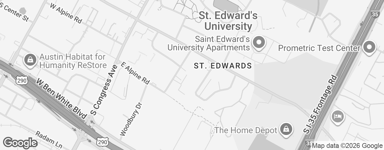 Map banner of Austin Sports Center