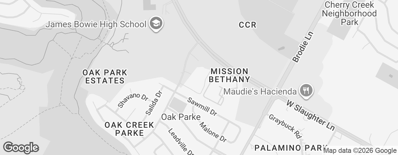 Map banner of Bethany Lutheran Church