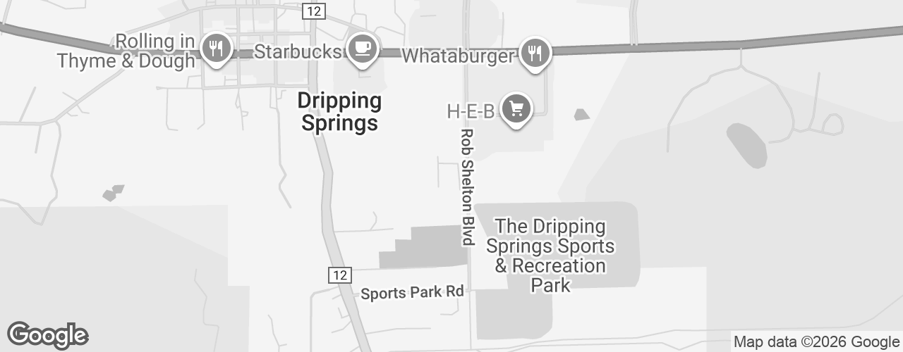 Map banner of Courtyard Austin Dripping Springs