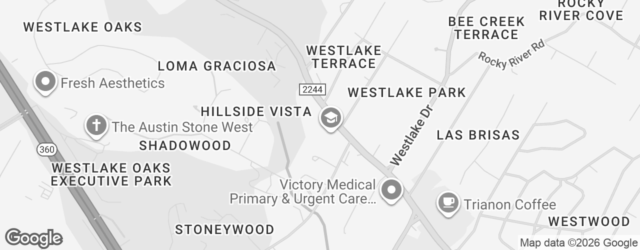 Map banner of Eanes Elementary School