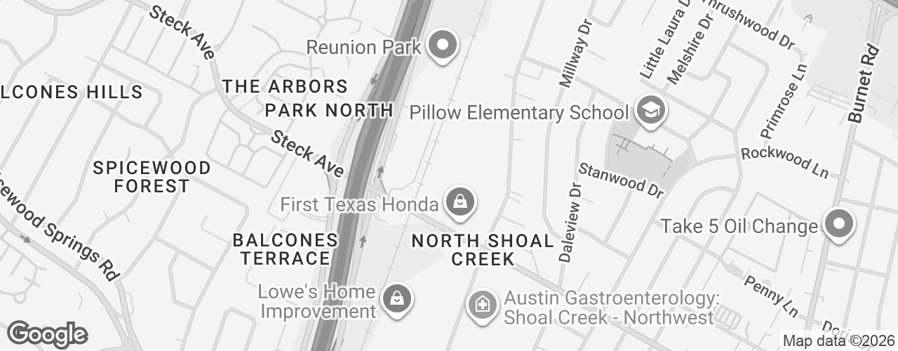 Map banner of First Texas Honda