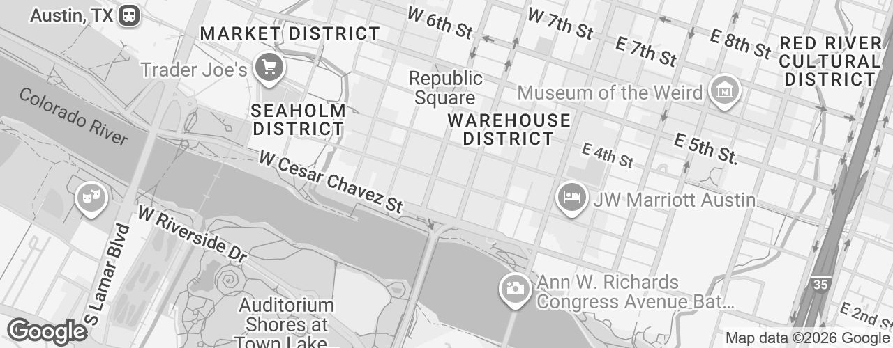 Map banner of ACL Live at The Moody Theater