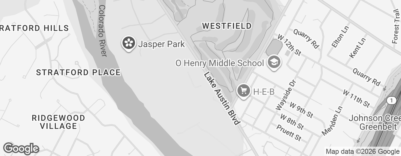 Map banner of Hogg Foundation