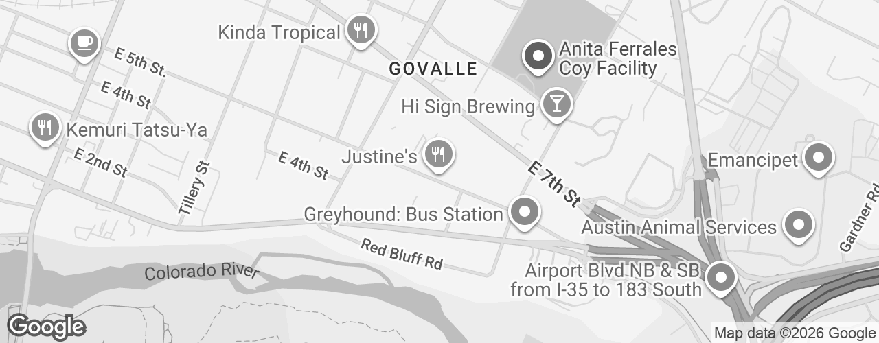 Map banner of Justine's Brasserie
