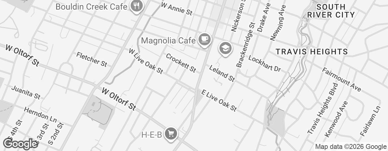 Map banner of Leland South Congress