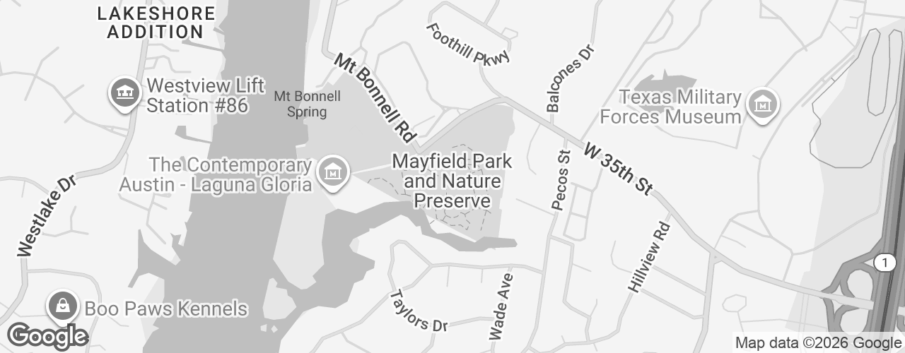 Map banner of Mayfield Park and Cottage
