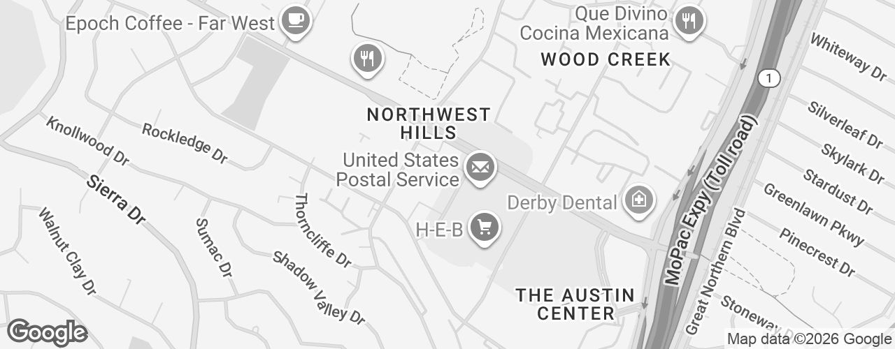 Map banner of Northwest Hills UMC