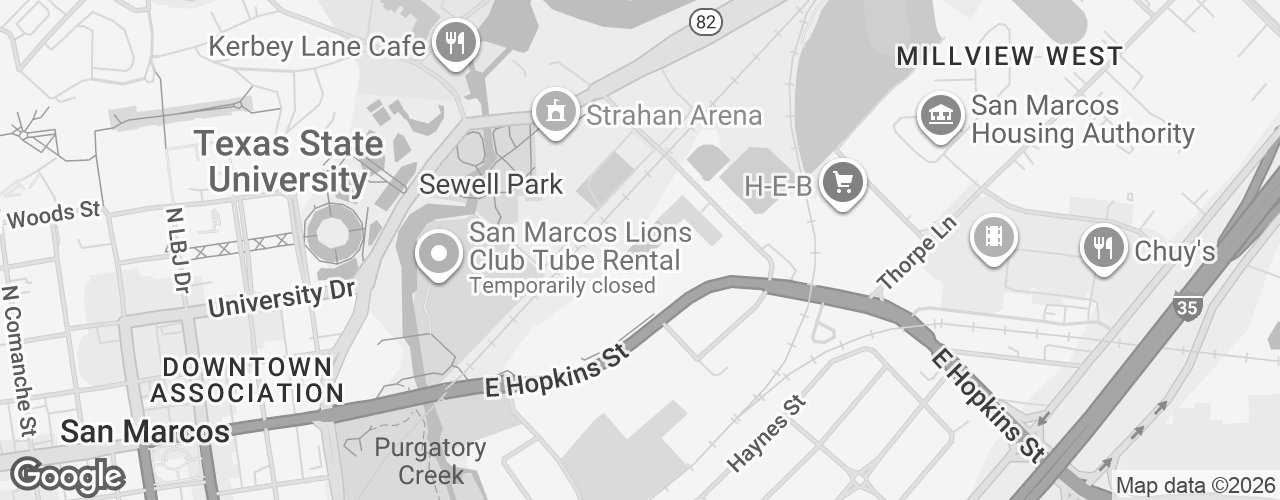 Map banner of San Marcos Public Library