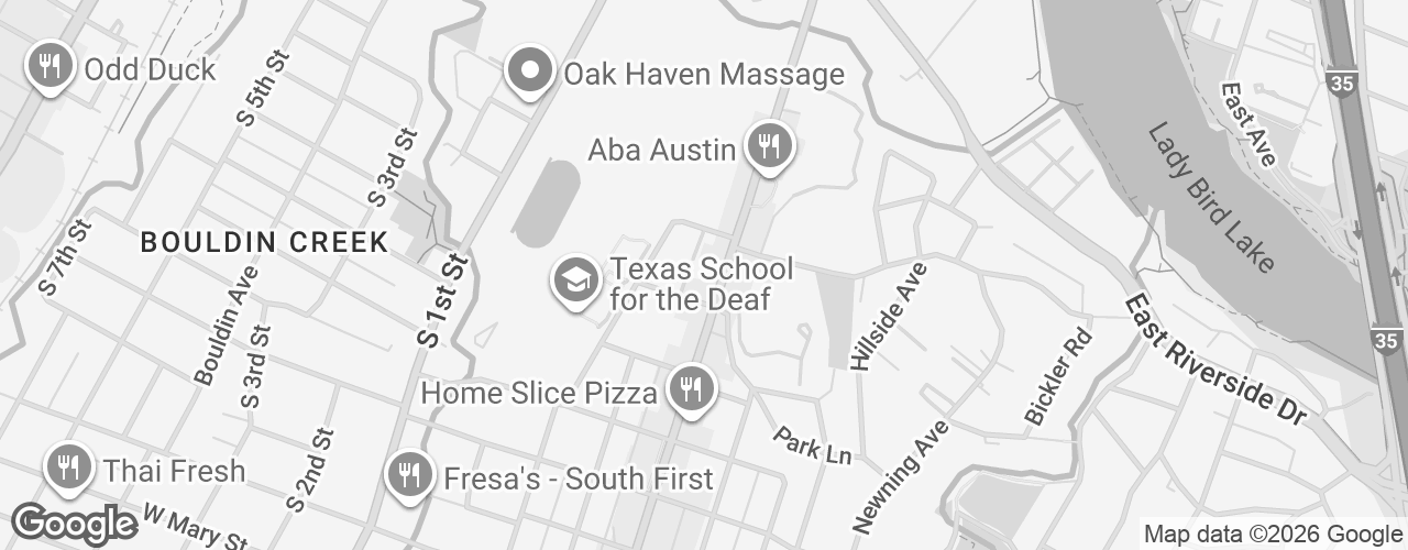 Map banner of Austin Motel
