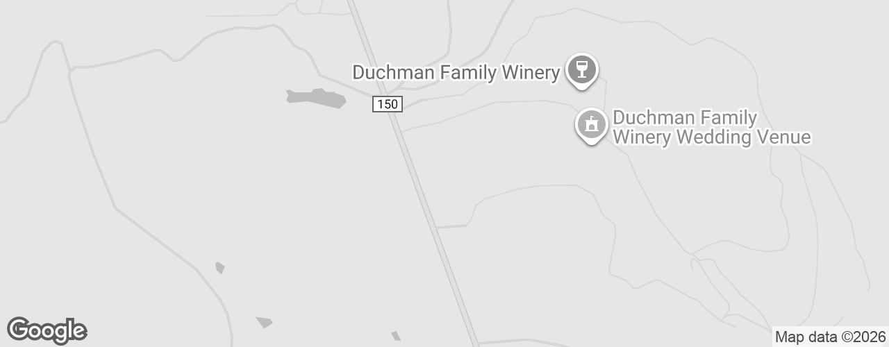 Map banner of Duchman Family Winery