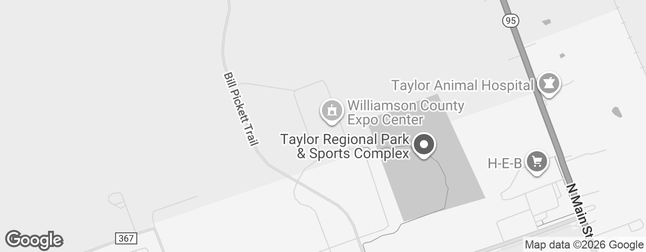 Map banner of Williamson County Expo Center