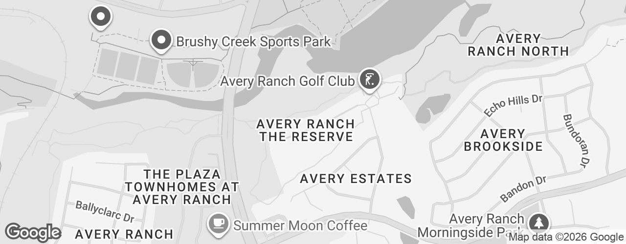 Map banner of Avery Ranch Golf Club