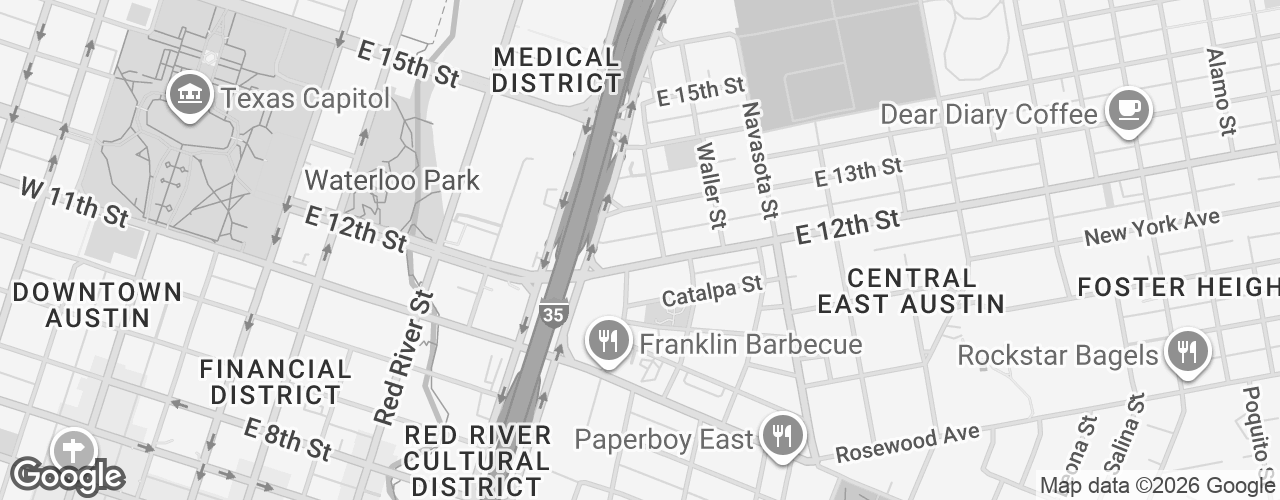 Map banner of 44 East Ave #100