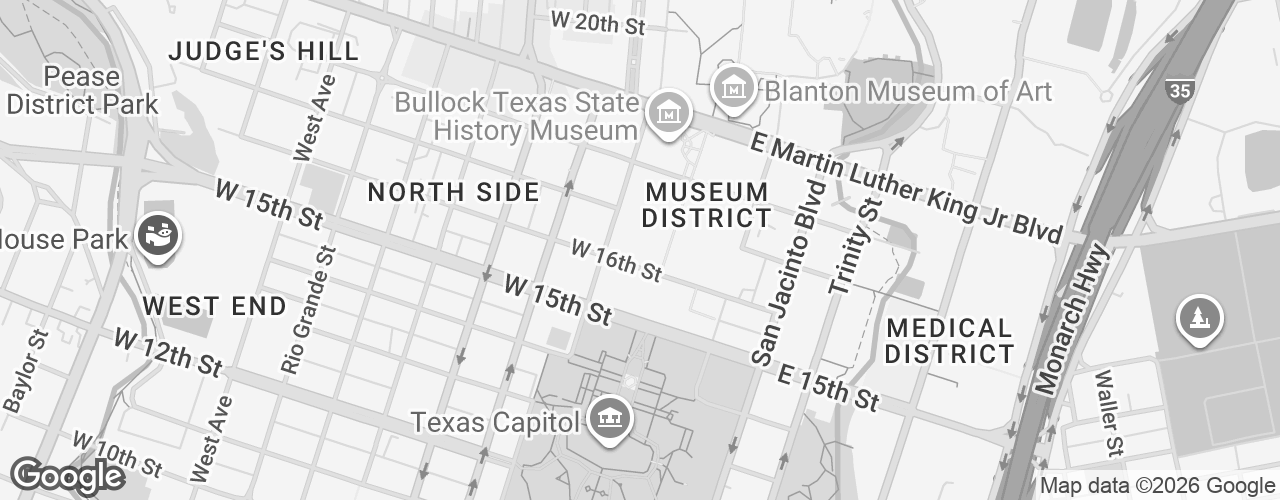 Map banner of Texas Catholic Conference