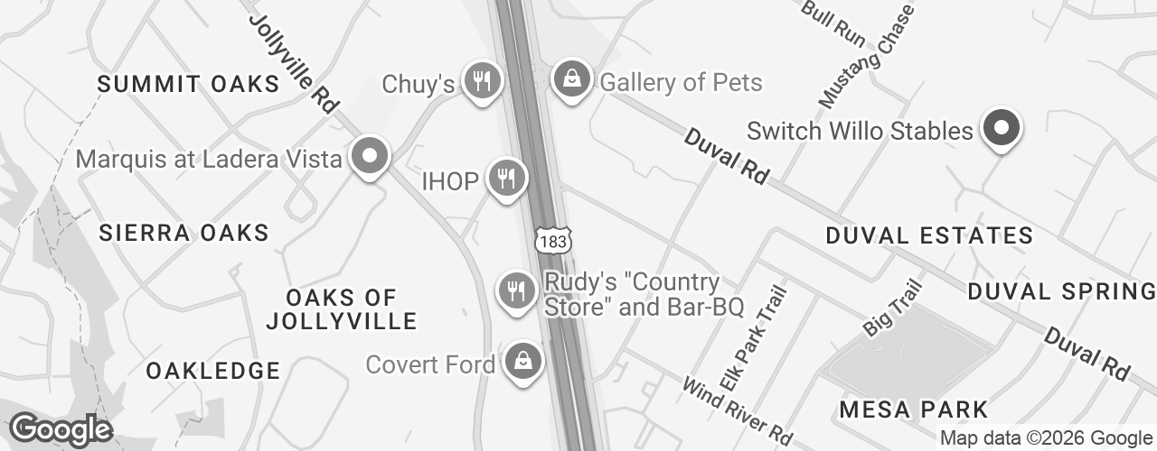 Map banner of Twin Liquors 11637 Research Blvd