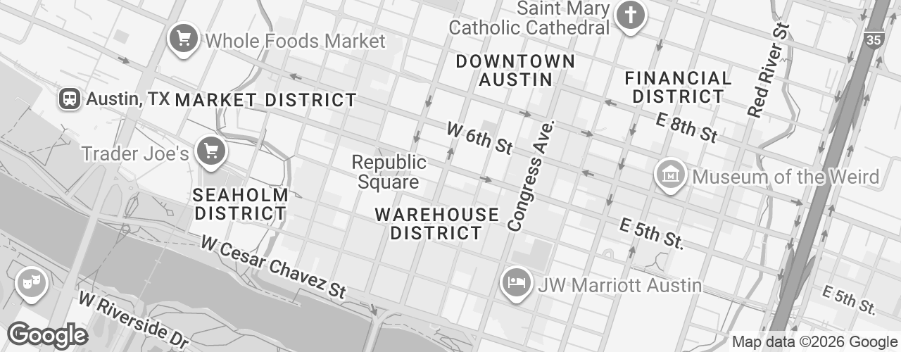 Map banner of Antone's Nightclub