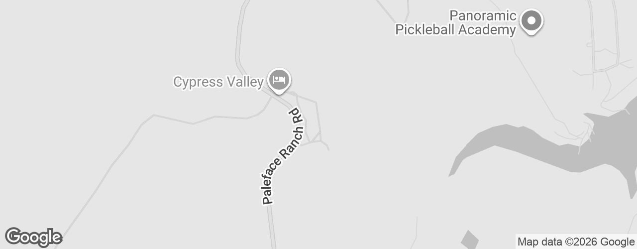 Map banner of Cypress Valley Event Center