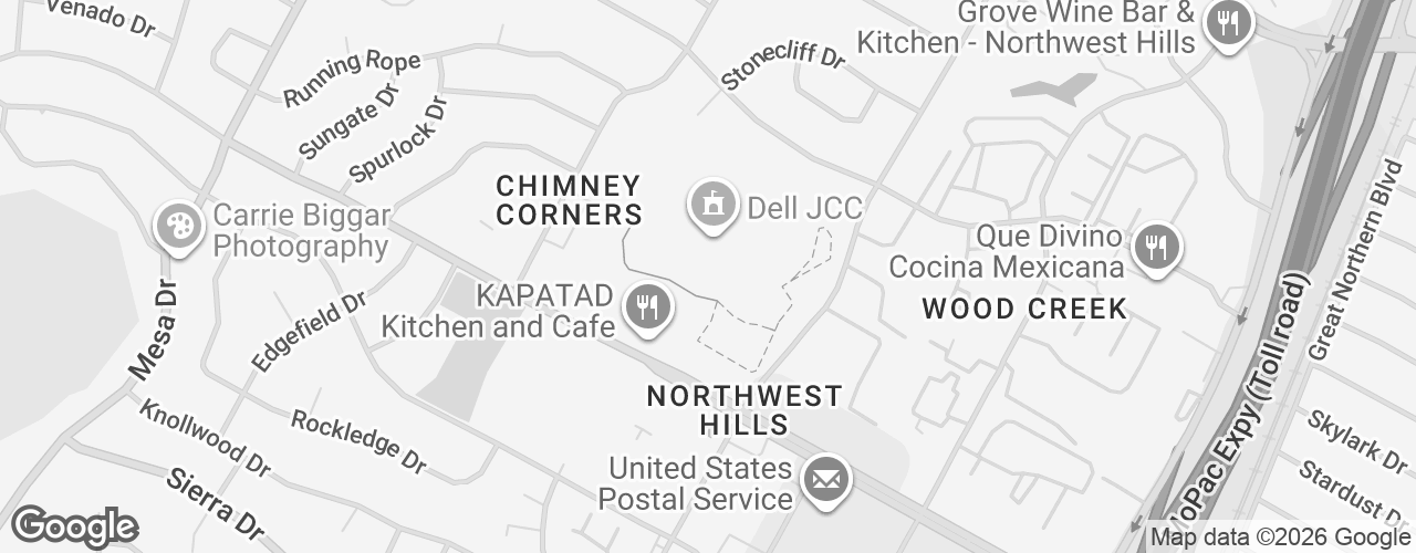 Map banner of Dell Jewish Community Center