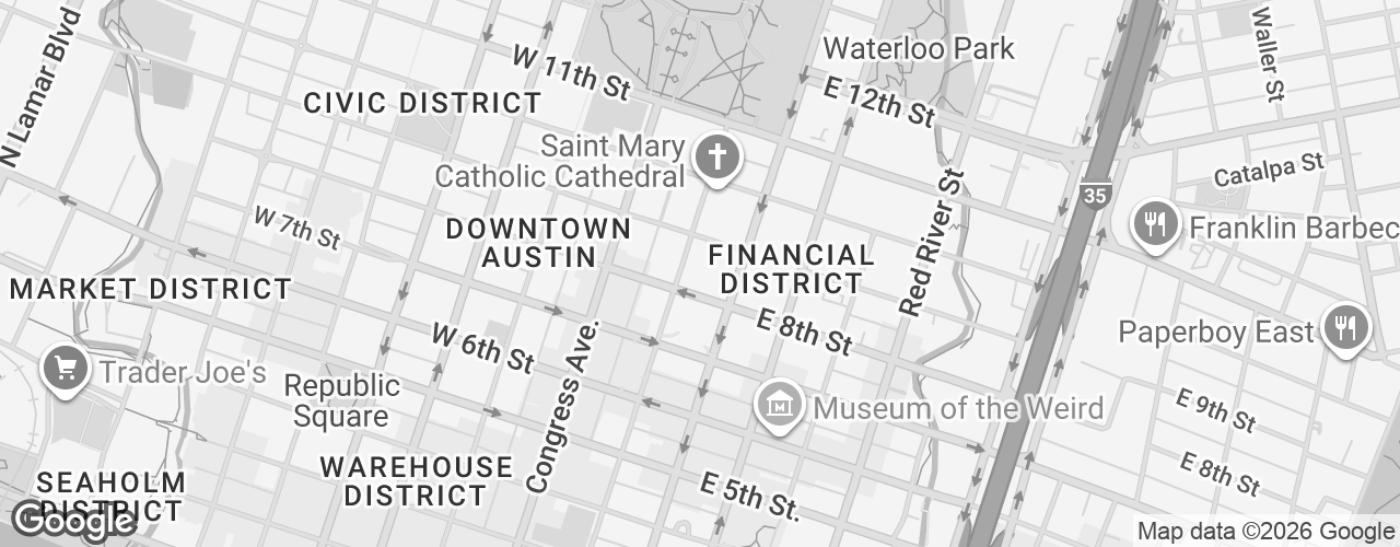 Map banner of Central Presbyterian Church
